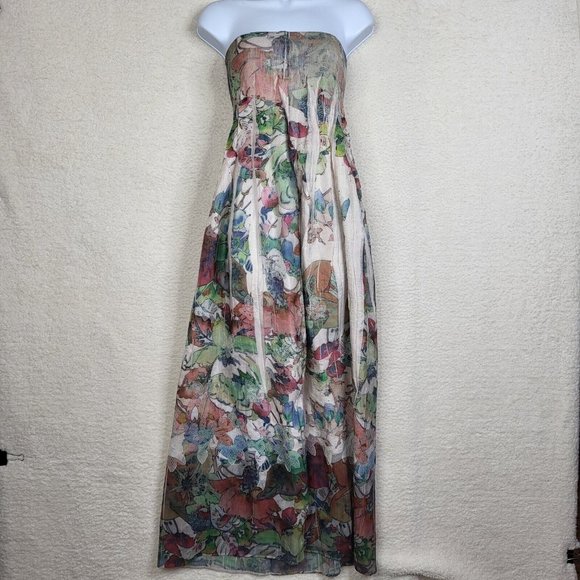 Anthropologie Dresses & Skirts - Lapis Anthropologie Convertible Strapless Tube Off shoulder Dress One Size